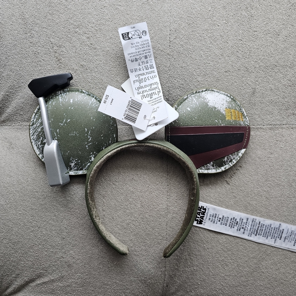 Disney Star Wars Boba Fet Mickey Minnie Ears